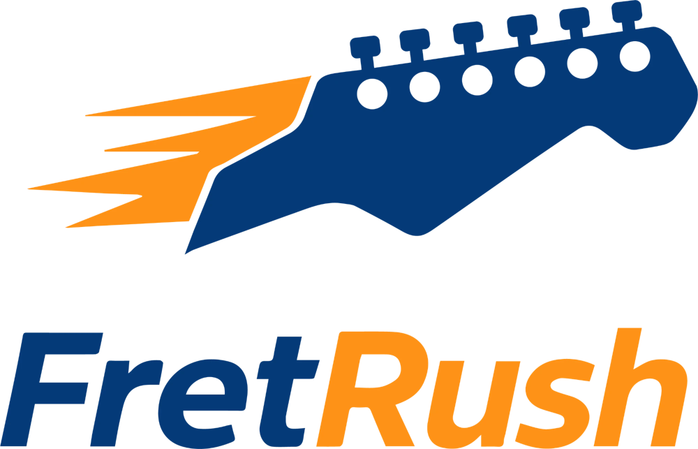 FretRush primary logo on white